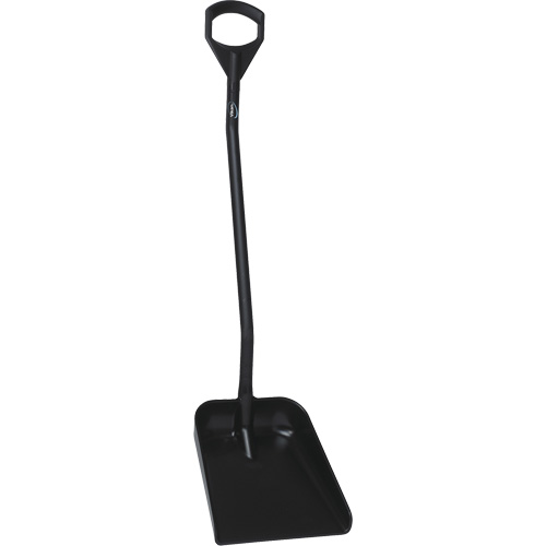 Ergonomic Large Blade Shovel, 51" Length, Plastic, Black Toolneeds Inc.