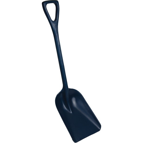 Pelle monobloc perceptible par d&eacute;tecteur de m&eacute;tal, Lame 10" x 14", Longueur de 37-1/2", Plastique, Bleu Toolneeds Inc.