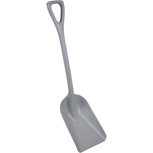 Pelle monobloc perceptible par d&eacute;tecteur de m&eacute;tal, Lame 10" x 14", Longueur de 37-1/2", Plastique, Gris Toolneeds Inc.