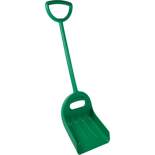 Pelle large &agrave; double prise, Lame 14" x 18", Longueur de 47-1/2", Plastique, Vert Toolneeds Inc.