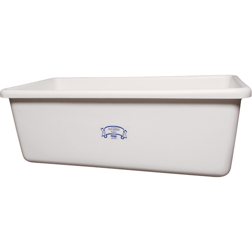Transport Storage Tub, Plastic, White Toolneeds Inc.