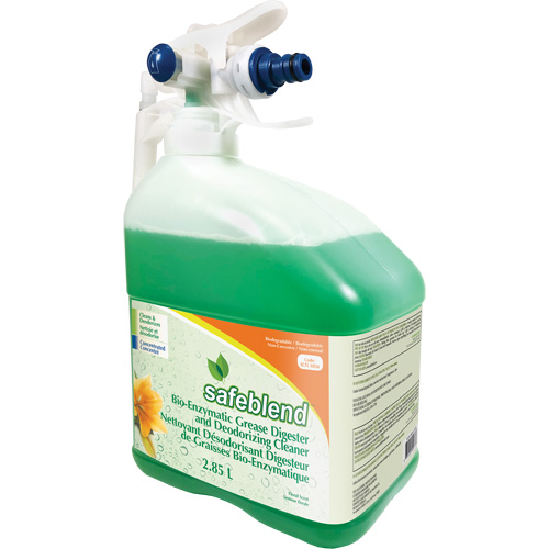 Produit d&eacute;graissant concentr&eacute; &agrave; base denzyme et nettoyant d&eacute;sodorisant, Cruche Toolneeds Inc.
