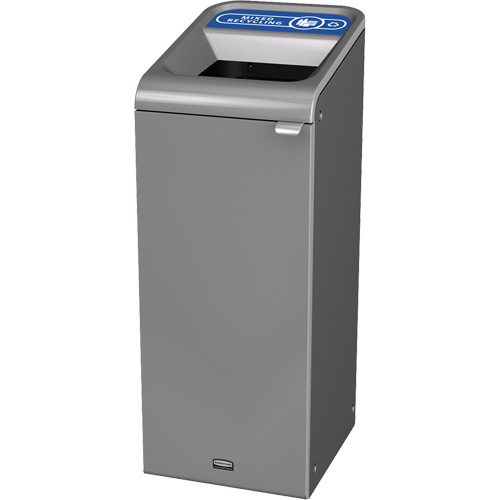 Conteneur pour d&eacute;chets de recyclage m&eacute;lang&eacute;s Configure, Vrac/Bord de rue/De bureau, Acier, 15 gal. US Toolneeds Inc.