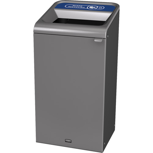 Conteneur pour d&eacute;chets de recyclage m&eacute;lang&eacute;s Configure, Vrac/Bord de rue/De bureau, Acier, 23 gal. US Toolneeds Inc.