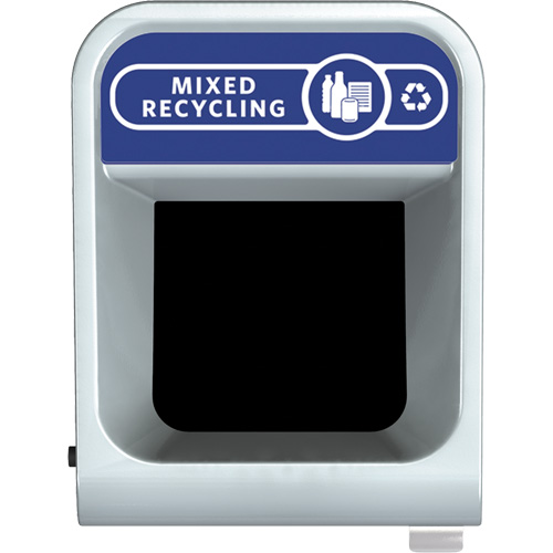 Conteneur pour d&eacute;chets de recyclage m&eacute;lang&eacute;s Configure, Vrac/Bord de rue/De bureau, Acier, 33 gal. US Toolneeds Inc.
