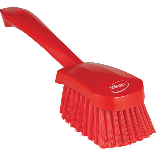 Brosse &agrave; r&eacute;curer avec manche court, Soies Doux, Longueur de 10-1/2", Rouge Toolneeds Inc.