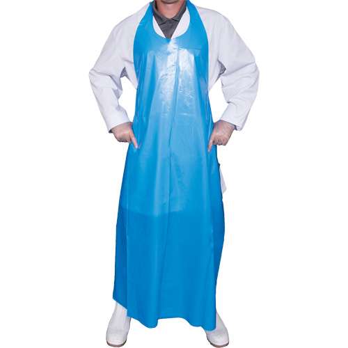 Top Dog 6 Mil. Apron, Polyurethane, 50" L x Blue Toolneeds Inc.