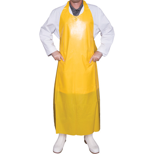 Top Dog 8 Mil. Apron, Polyurethane, 45" L x Yellow Toolneeds Inc.