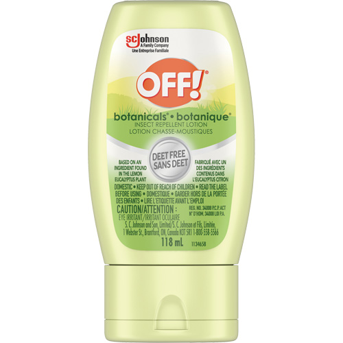 Off!&reg; Botanicals&reg; Insect Repellent, DEET Free, Lotion, 118 g Toolneeds Inc.