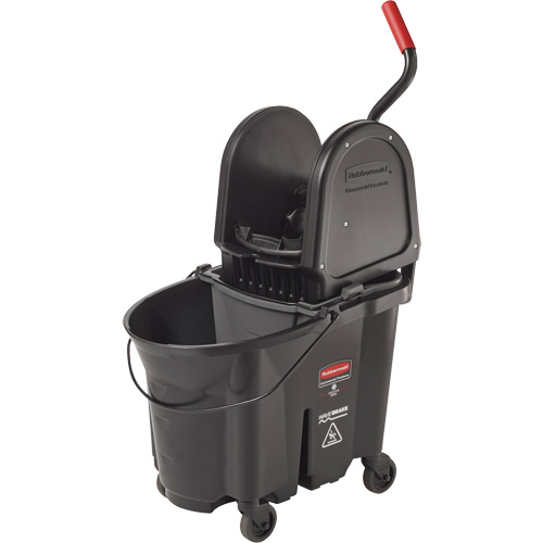 Wavebrake&reg; Bucket & Wringer, Down Press, 8.75 US Gal.(35 Quart), Black Toolneeds Inc.