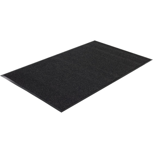 Tapis &agrave; nervures doubles, Essuie-pieds/grattoir, 4' x 6' x 1/4", Charbon Toolneeds Inc.