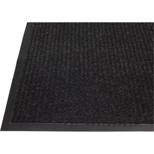 Tapis &agrave; nervures doubles, Essuie-pieds/grattoir, 4' x 6' x 1/4", Charbon Toolneeds Inc.