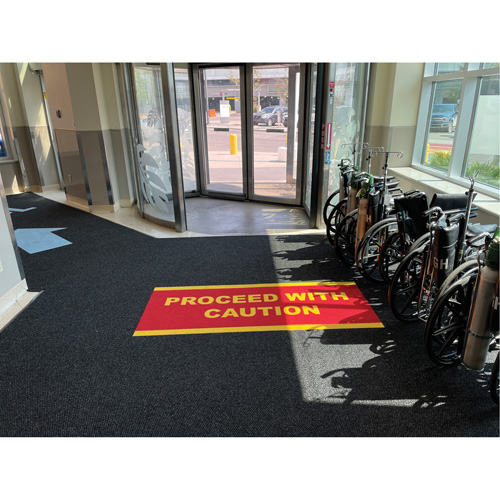 Tapis dentr&eacute;e Supreme Knob, Essuie-pieds/grattoir, 13-5/12' x 75-1/2' x 7/16", Charbon Toolneeds Inc.