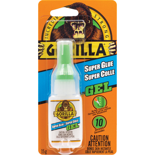 Super Glue Gel, 15 g, Bottle, Clear Toolneeds Inc.