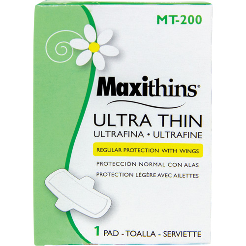 Serviettes Maxi Maxithins ultra minces avec ailes Toolneeds Inc.