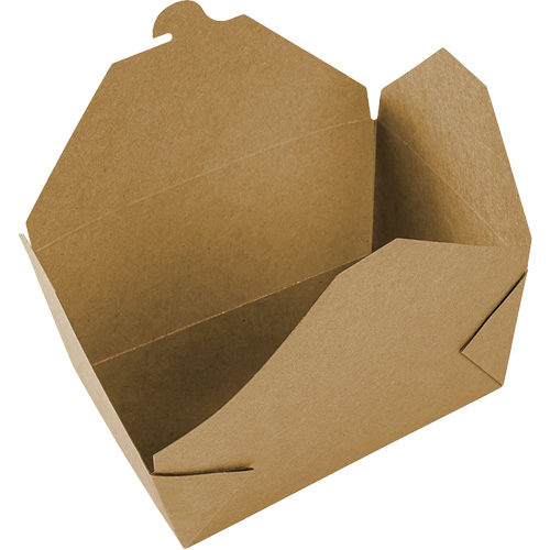 Contenants pour aliments &agrave; emporter Kraft, Ondul&eacute;, Rectangulaire Toolneeds Inc.