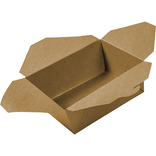 Contenants pour aliments &agrave; emporter Kraft, Ondul&eacute;, Rectangulaire Toolneeds Inc.