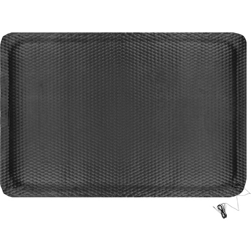 Hog Heaven Electrically Conductive Mat Kit, 4' W x 6' L, 7/8" Thickness, Black, Nitrile Toolneeds Inc.