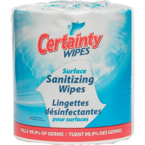 Lingettes d&eacute;sinfectantes pour surfaces, Pochette Toolneeds Inc.