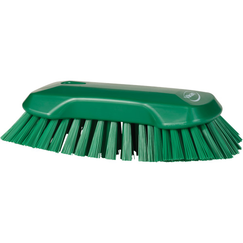 Hand Brush, Extra Stiff Bristles, 9-1/10" Long, Green Toolneeds Inc.