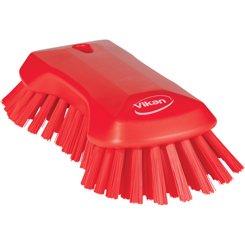 Brosse &agrave; main, Soies Tr&egrave;s ferme, Longueur de 9-1/10", Rouge Toolneeds Inc.