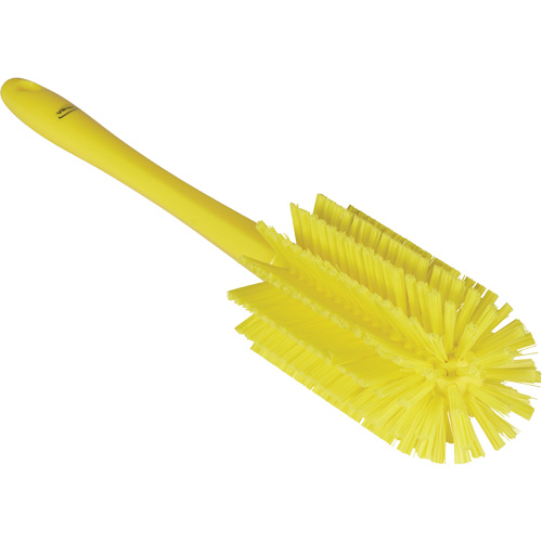 Brosse moyenne avec manche, Soies Ferme, Longueur de 17", Jaune Toolneeds Inc.