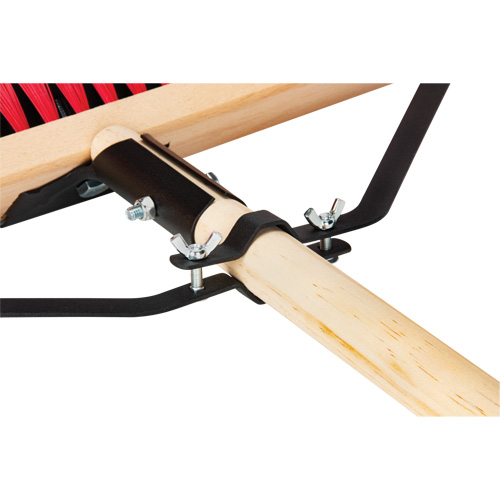 Push Broom with Braced Handle, 18", Medium, PVC Bristles Toolneeds Inc.