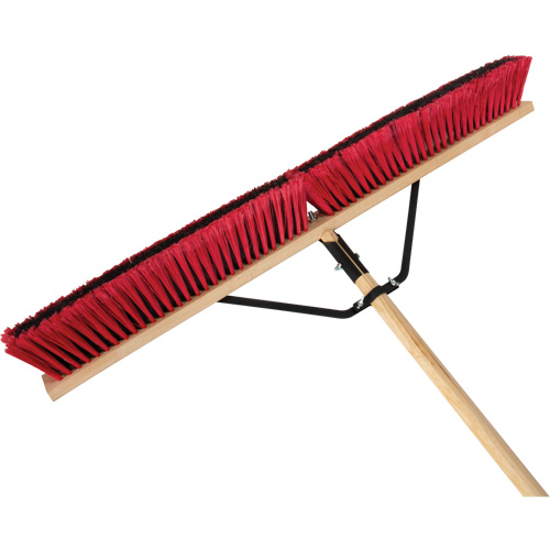 Push Broom with Braced Handle, 36", Medium, PVC Bristles Toolneeds Inc.