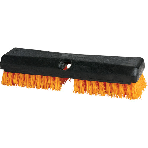 Cleaning Brush, 10" L, Polypropylene Bristles, Black/Red Toolneeds Inc.