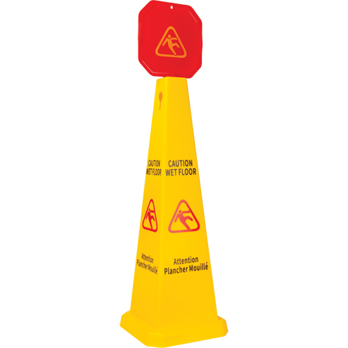 Capuchon d'avertissement de plancher mouill&eacute; pour c&ocirc;ne, Pictogramme Toolneeds Inc.