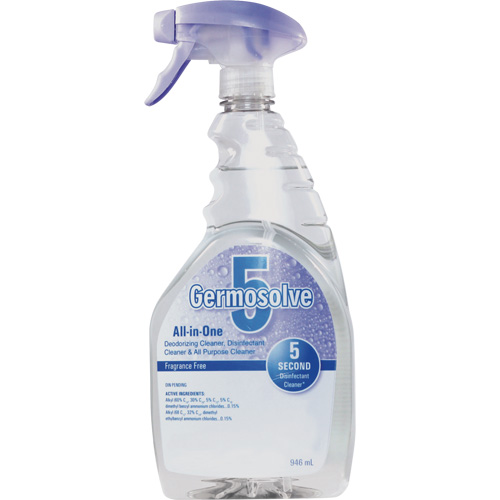 D&eacute;sinfectant et d&eacute;sodorisant Germosolve 5, 946 ml, Bouteille &agrave; g&acirc;chette Toolneeds Inc.