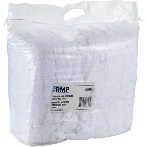 Wiper Rags, White, 10 lbs. Toolneeds Inc.