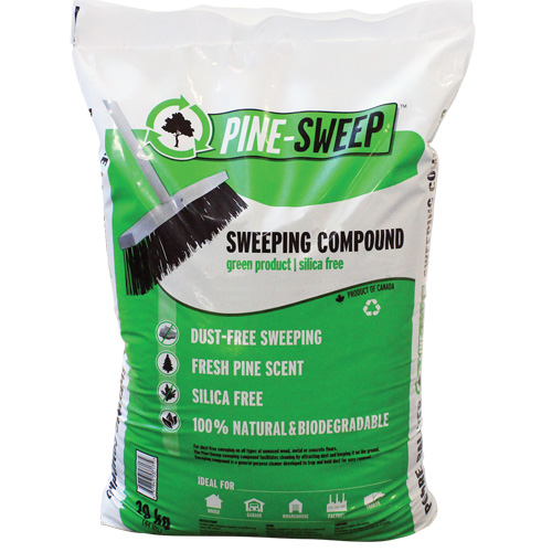 Pine Sweep Biodegradable Sweeping Compound, Bag, 44 lbs. (20 kg) Toolneeds Inc.