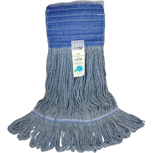 Wide-Band Mop Head, Antimicrobial/Floor Finishing/Specialty, Cotton/Rayon/Synthetic, Loop Style Toolneeds Inc.
