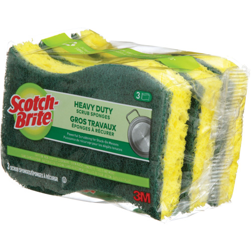 Scotch-Brite&reg; Heavy Duty Scrub Sponge, Scrubbing, 2-3/5" W x 4-2/5" L Toolneeds Inc.
