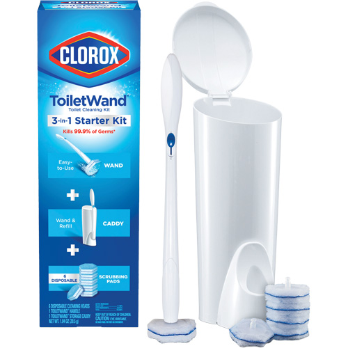 Disinfecting ToiletWand Disposable Cleaner 3-in-1 Starter Kit Toolneeds Inc.