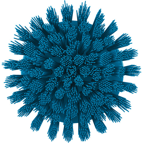 HyDrive Round Drill Brush, Extra Stiff Bristles, 3-1/10" Long, Blue Toolneeds Inc.