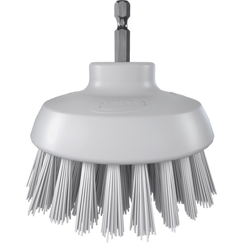 HyDrive Round Drill Brush, Extra Stiff Bristles, 3-1/10" Long, White Toolneeds Inc.