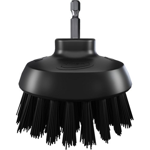HyDrive Round Drill Brush, Extra Stiff Bristles, 3-1/10" Long, Black Toolneeds Inc.