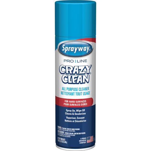 Nettoyant tout usage Pro Line Crazy Clean, 19 oz., Canette a&eacute;rosol Toolneeds Inc.