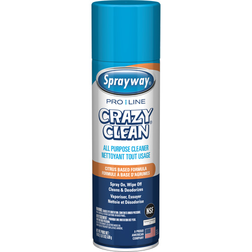Nettoyant tout usage Pro Line Crazy Clean, 19 oz., Canette a&eacute;rosol Toolneeds Inc.