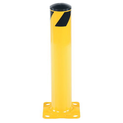 Butoir de s&eacute;curit&eacute;, Acier, 24" h x 4,5" la, Jaune Toolneeds Inc.