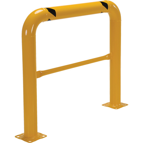 High Profile Machinery Guards, 4' W x 3.5' H, Yellow Toolneeds Inc.