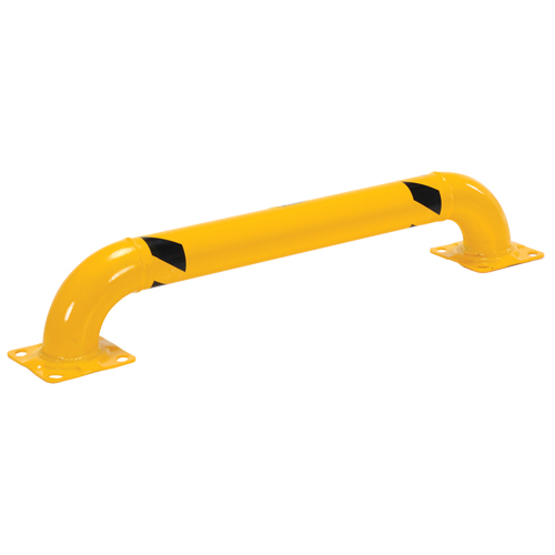 Low Profile Rack Guards, 4' W x 0.75' H, Yellow Toolneeds Inc.