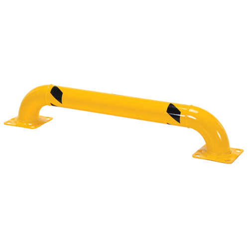 Low Profile Rack Guards, 4' W x 0.75' H, Yellow Toolneeds Inc.
