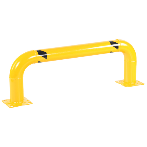 Low Profile Rack Guards, 4' W x 1.4' H, Yellow Toolneeds Inc.