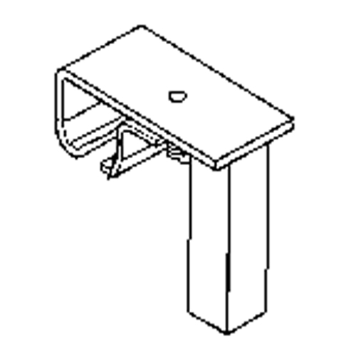 Support de rail &agrave; roulement pour quincaillerie de support au plancher Toolneeds Inc.