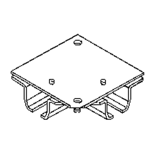 Ceiling Mount Curtain Partition 90° Corner Connector Toolneeds Inc.