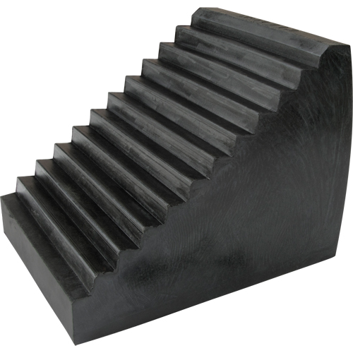 Wheel Chock, 9-1/2" x 6-1/2" x 7-1/2", Black Toolneeds Inc.
