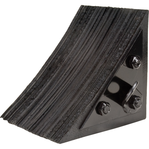 Wheel Chock, 8" x 8" x 8", Black Toolneeds Inc.